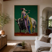 POP Art | Velvet Dominion Beneath the Verdant Silence