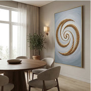 Contemporary Luxe Art | Golden Spiral Drift