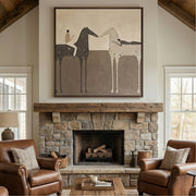 Vintage Americana Art | Evening Trail Riders