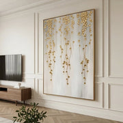 Contemporary Luxe Art | Golden Veil Drift