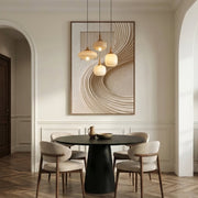 3D-Textured Art | Curved Sand Frame