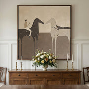 Vintage Americana Art | Evening Trail Riders