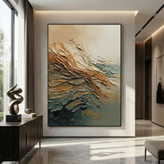Abstract Art | Gold & Jade Rhythm