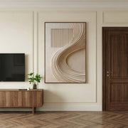 3D-Textured Art | Curved Sand Frame