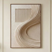 3D-Textured Art | Curved Sand Frame