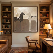 Vintage Americana Art | Evening Trail Riders