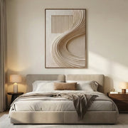 3D-Textured Art | Curved Sand Frame