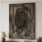 Wabi-Sabi Art | Midnight Ember Veil