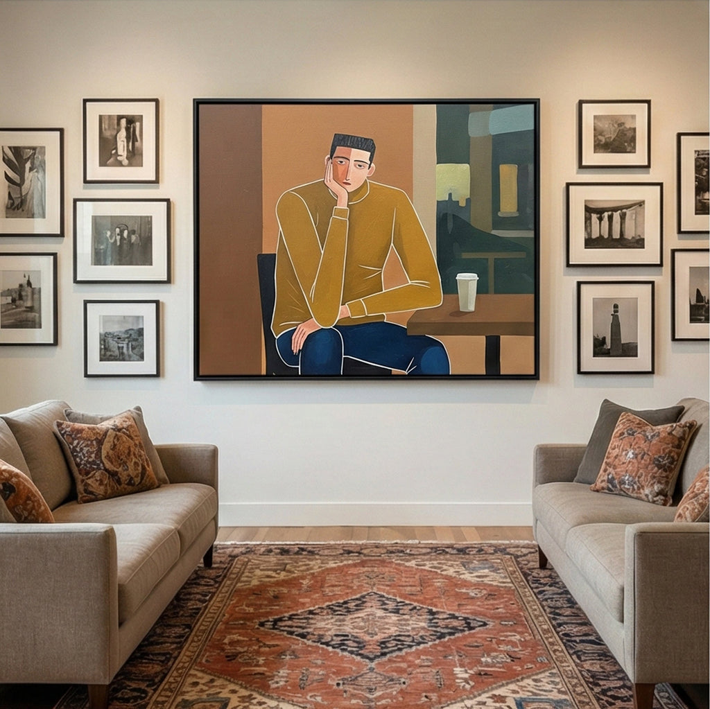 Vintage Americana Art | Quiet Interlude