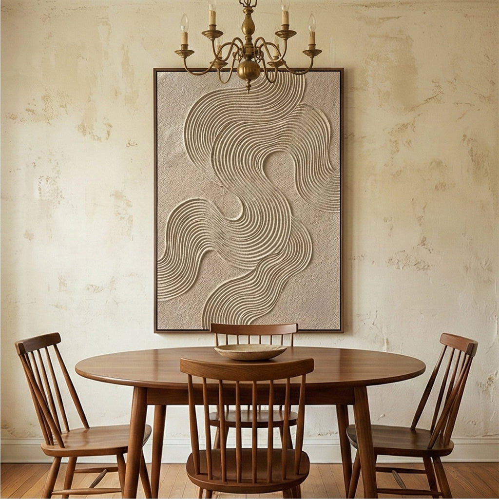 3D textured Art | Zen Ripples