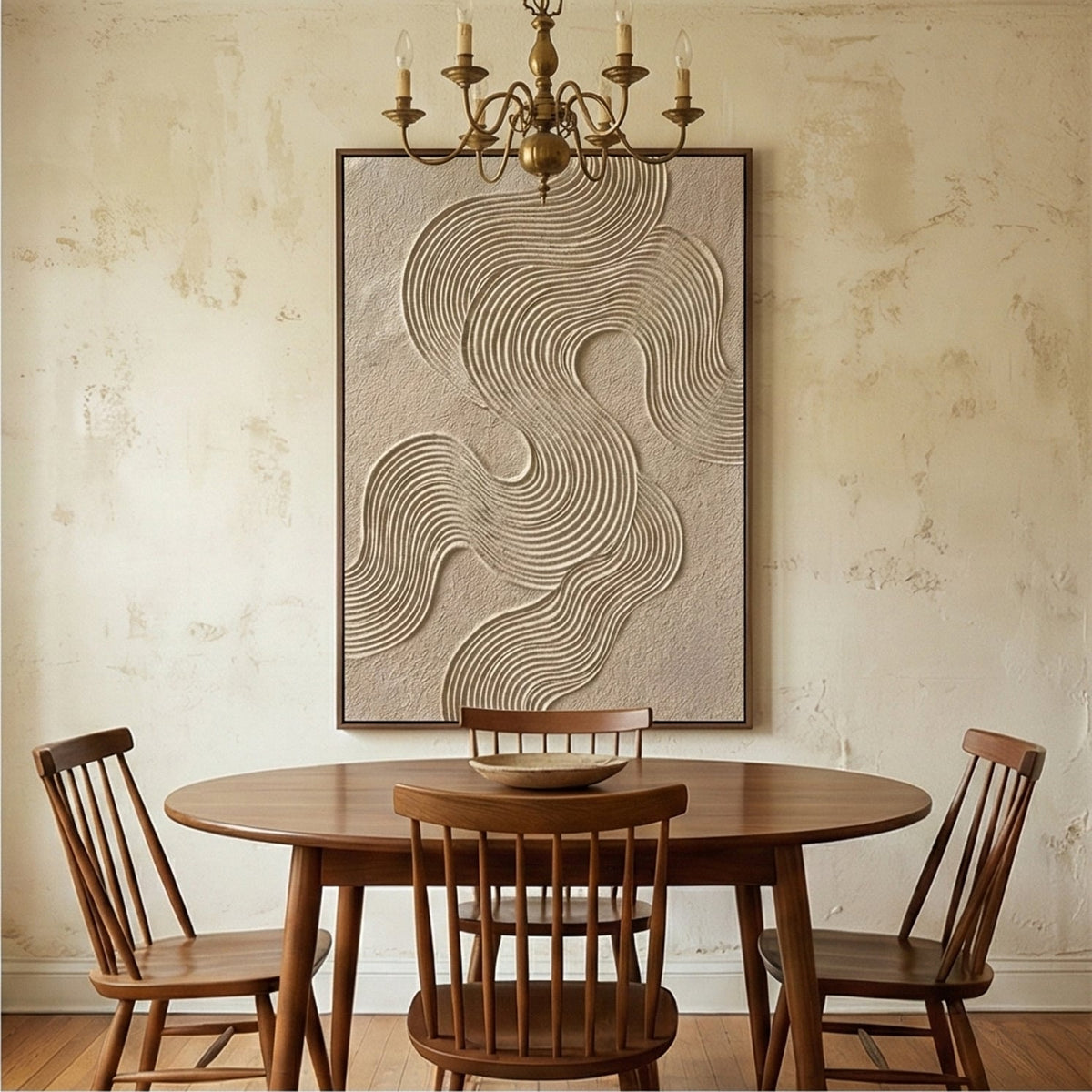 3D textured Art | Zen Ripples