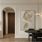 3D textured Art | Ivory Drift