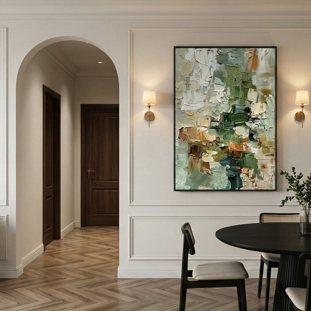3D textured Art | Verdant Mosaic