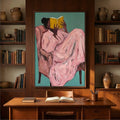 Surreal Art | Cozy-Yellow Book Reader