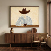 Vintage Americana Art | Morning Solitude