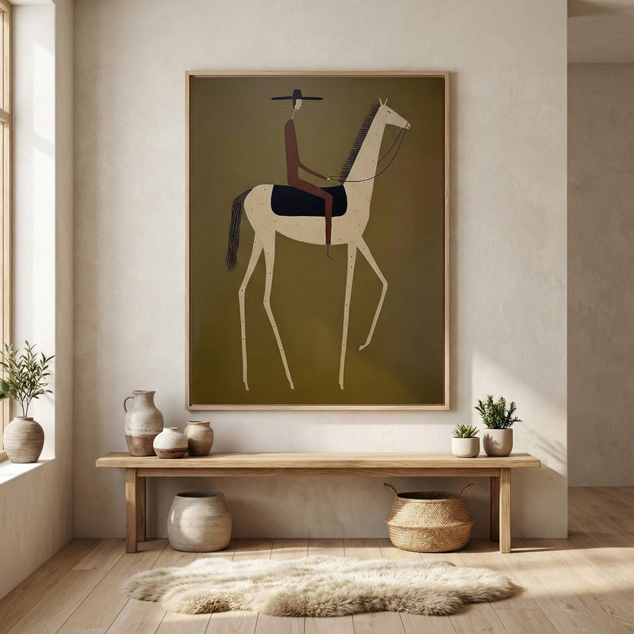 Vintage Americana Art | Dotted Plains Lullaby