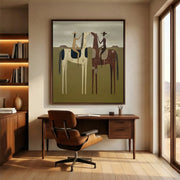Vintage Americana Art | Prairie Encounter