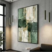 Contemporary Luxe Art | Emerald Interval