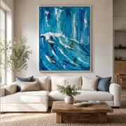 3D textured Art | Blue Surge