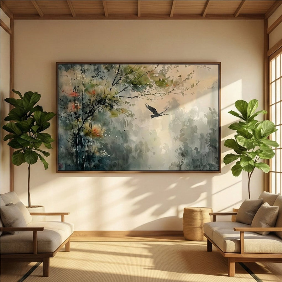 Impressionist Art | Autumn Bird Song