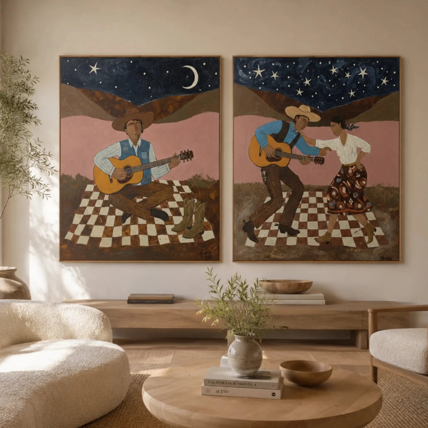 Vintage Americana Art | When the Night Learned Our Names