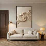 3D-Textured Art | Ivory Tide Spiral