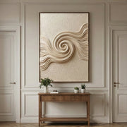 3D-Textured Art | Ivory Tide Spiral