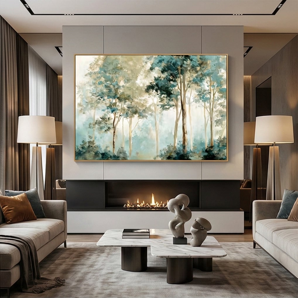 Impressionist Art | Forest Dining Sanctuary