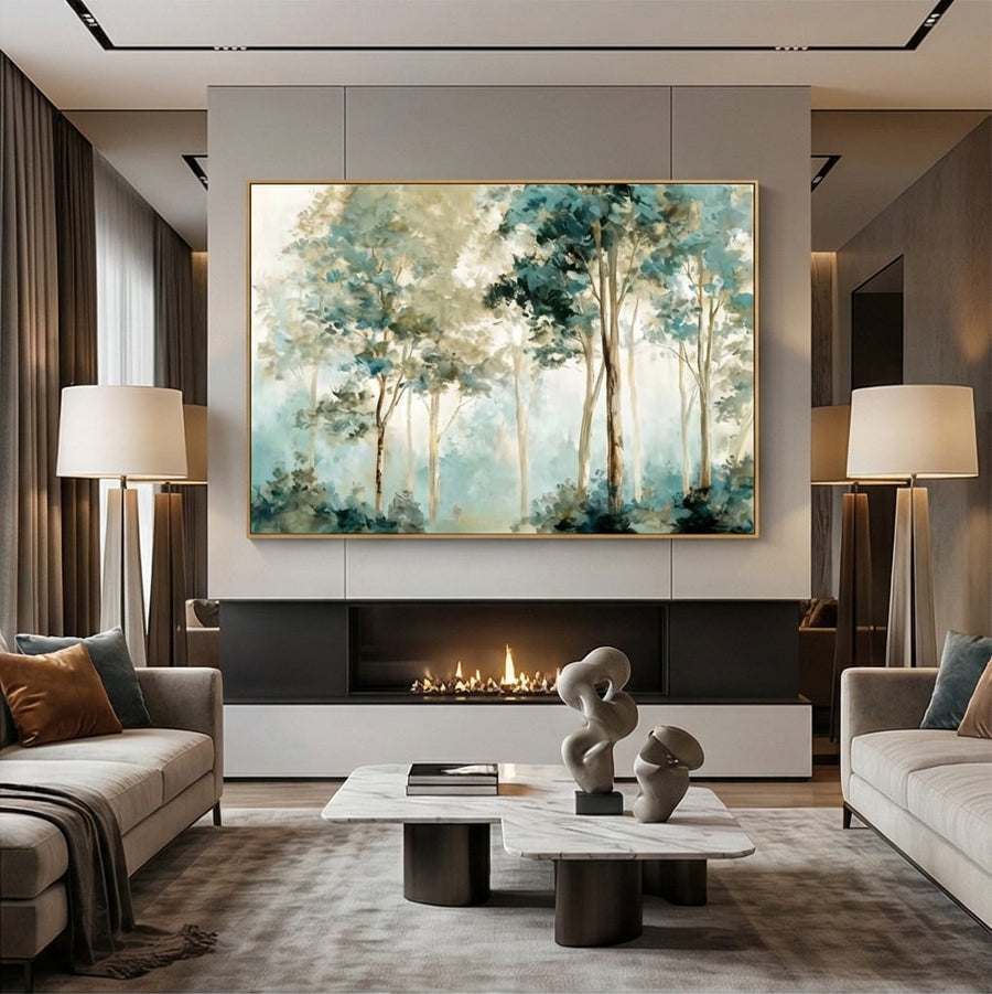 Impressionist Art | Forest Dining Sanctuary