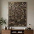 Contemporary Luxe Art | Bronze Halo Rhythm