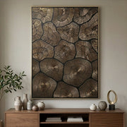 Contemporary Luxe Art | Bronze Halo Rhythm