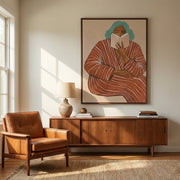 Surreal Art | Cozy-Striped Reader
