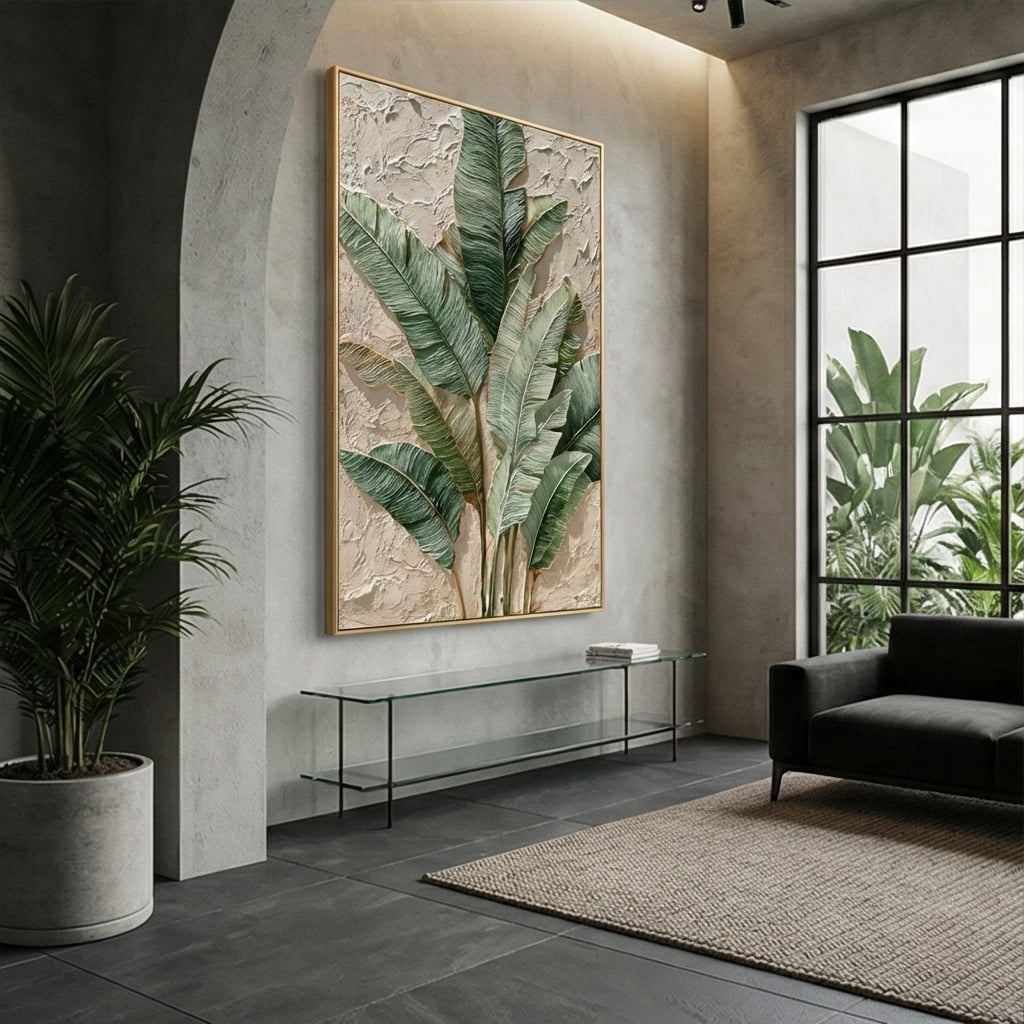 3D textured Art | Botanical Whisper