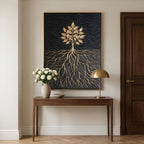 Contemporary Luxe Art | Golden Roots