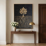Contemporary Luxe Art | Golden Roots