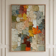 3D textured Art | Patchwork Serenity