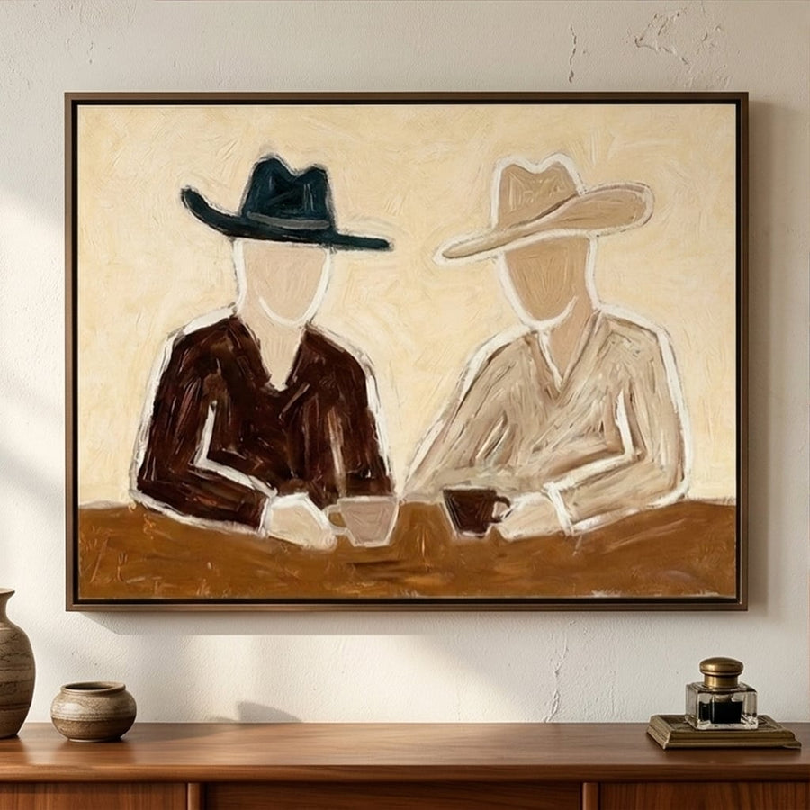 Vintage Americana Art | Cafe Companions
