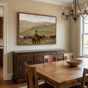Vintage Americana Art | Prairie Stillness