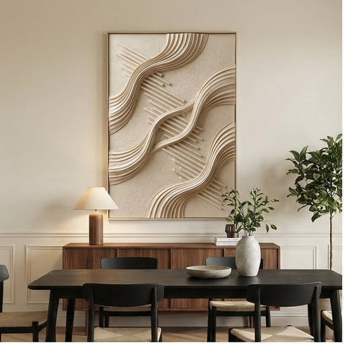 3D-Textured Art | Linear Wave Passage