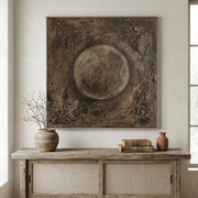 Wabi-Sabi Art | Moonlit Earth Flow