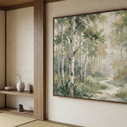 Impressionist Art | Birch Grove Path