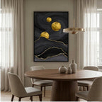 Contemporary Luxe Art | Golden Moon Passage