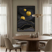 Contemporary Luxe Art | Golden Moon Passage