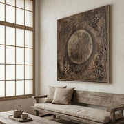 Wabi-Sabi Art | Moonlit Earth Flow