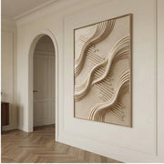 3D-Textured Art | Linear Wave Passage