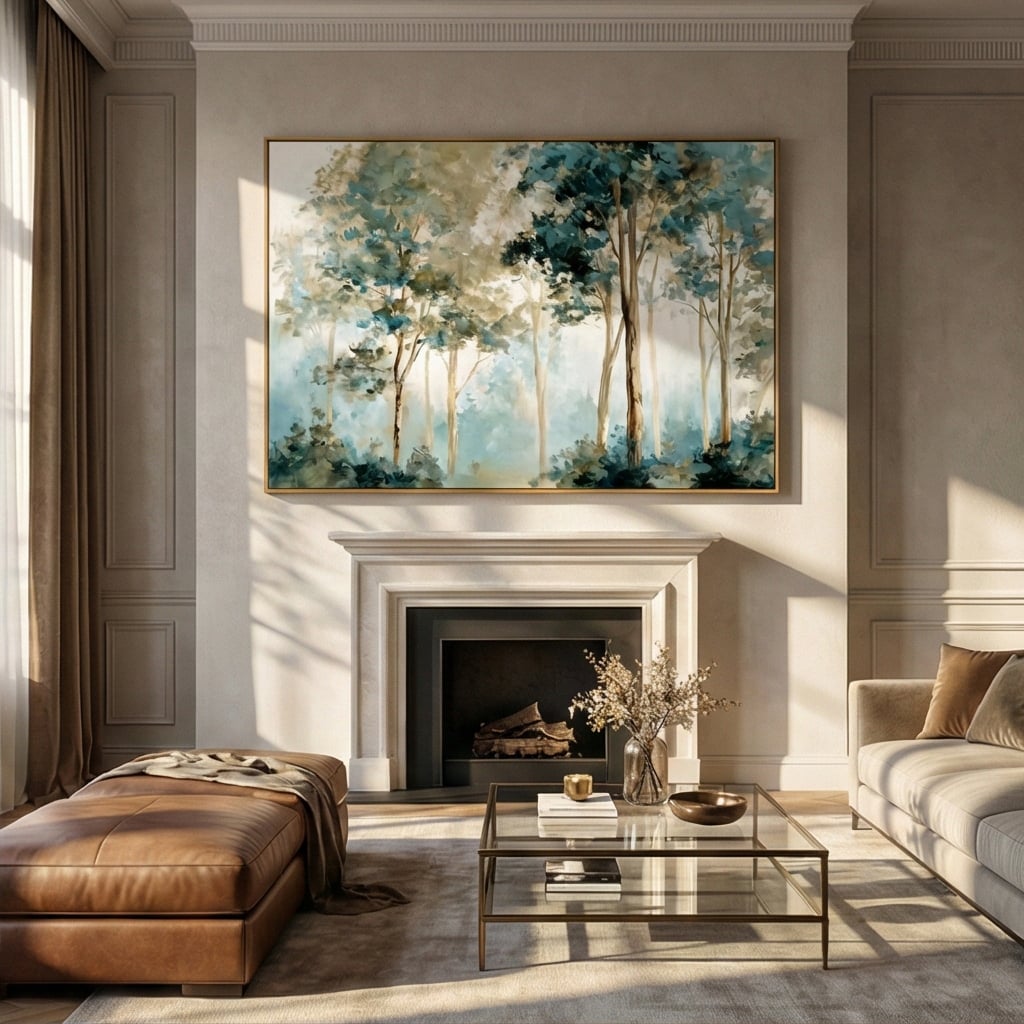 Impressionist Art | Forest Dining Sanctuary