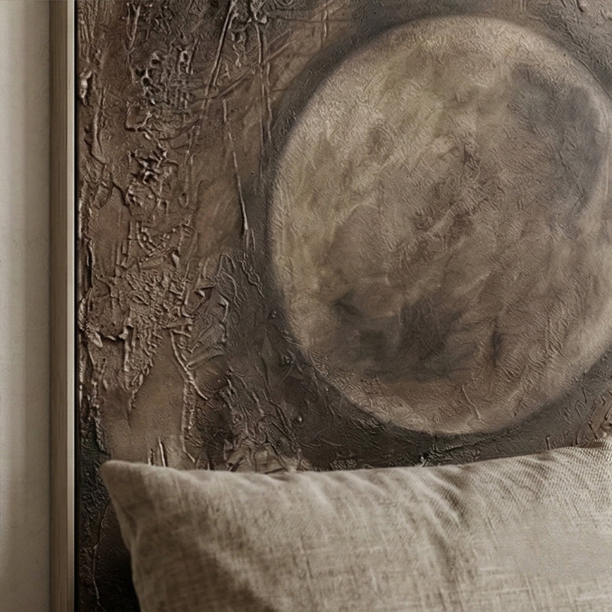 Wabi-Sabi Art | Moonlit Earth Flow