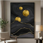 Contemporary Luxe Art | Golden Moon Passage