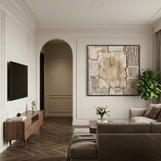 Wabi-Sabi Art | Aged Linen Layers