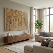 Contemporary Luxe Art | Amber Rain Cascade